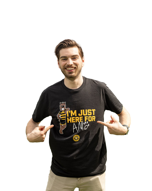 JUST HERE FOR AMO Adult T-shirt