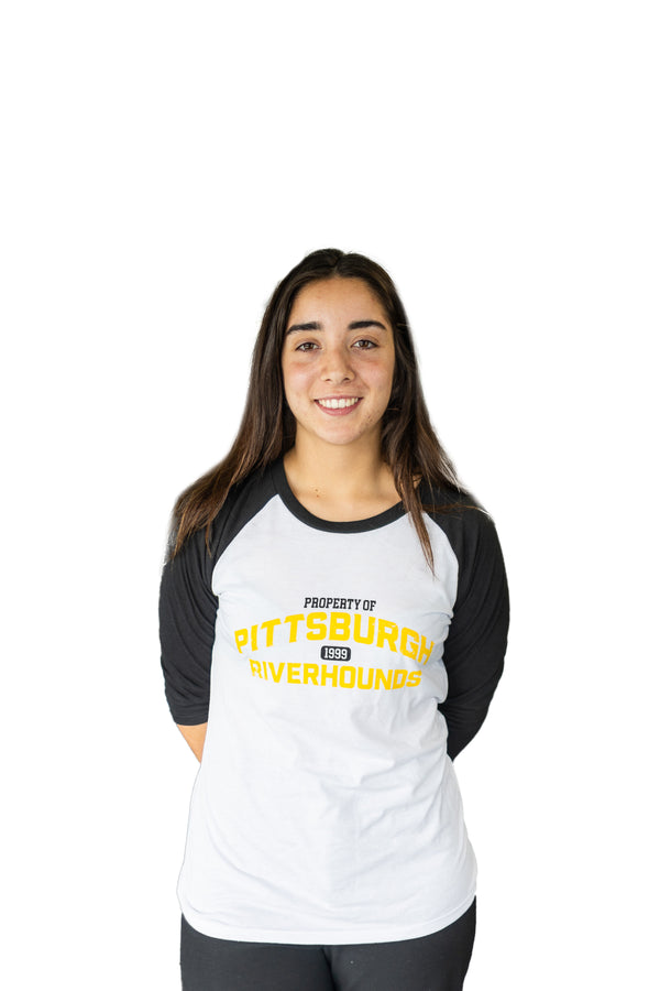 Riverhounds Property Of Women's Raglan T-shirt Tee