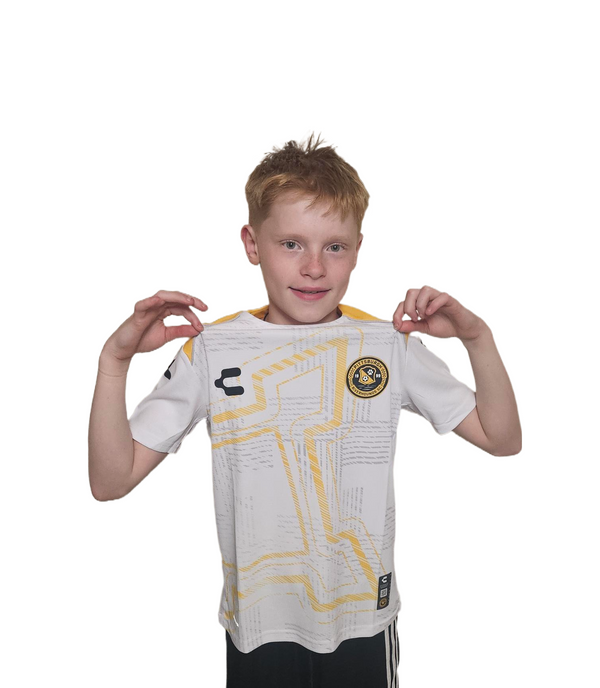 Riverhounds 2025 Youth White Aht Alt Kit