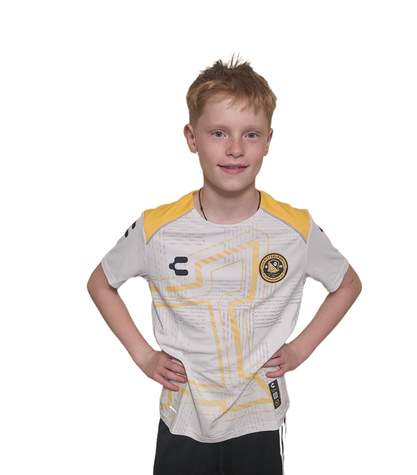 Riverhounds 2025 Youth White Aht Alt Kit