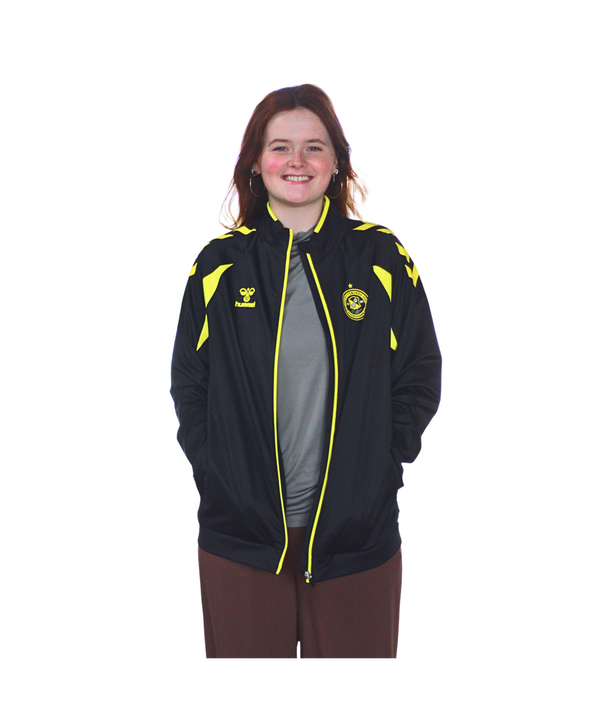 hummel CORE 2.0 Zip Jacket - Blk/Ylw