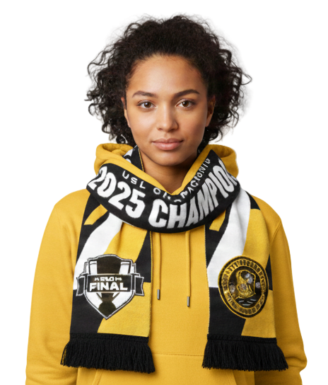 Riverhounds 2025 USL Champions Scarf