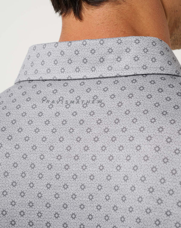 Travis Mathew Final Drive Polo - Gray