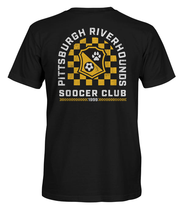 Pittsburgh Riverhounds SC True Glory Heavyweight Cotton T-Shirt- Black
