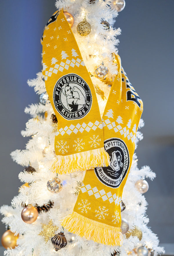 2024 Holiday Scarf Riverhounds X Riveters