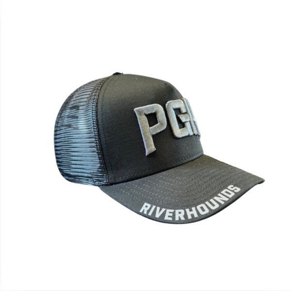 New Era Steel PGH Riverhounds 9FORTY Trucker Hat