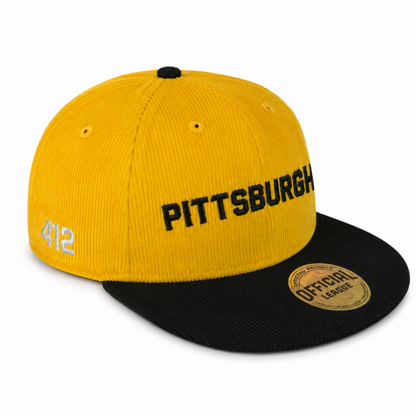 Official League Pittsburgh Gold Cord Cap
