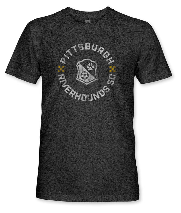 Pittsburgh Riverhounds Roundabout Vintage Triblend T-Shirt - Black