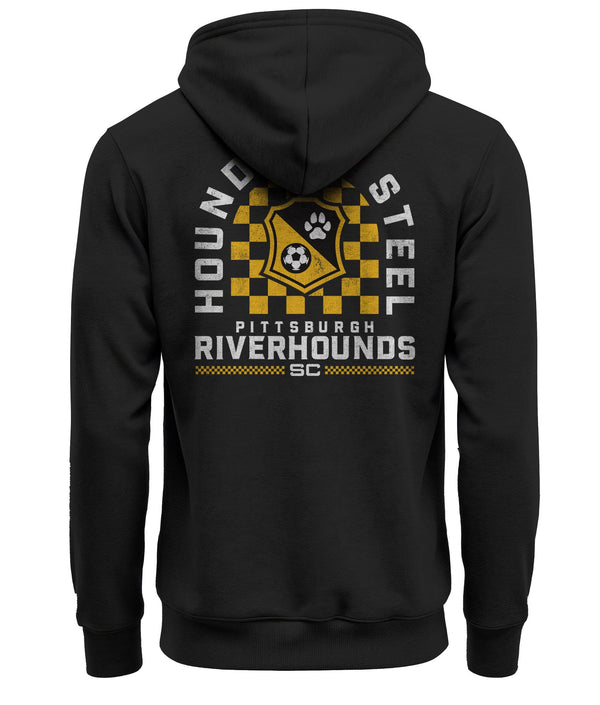 Pittsburgh Riverhounds True To Glory Fleece Pullover Hoodie - Black