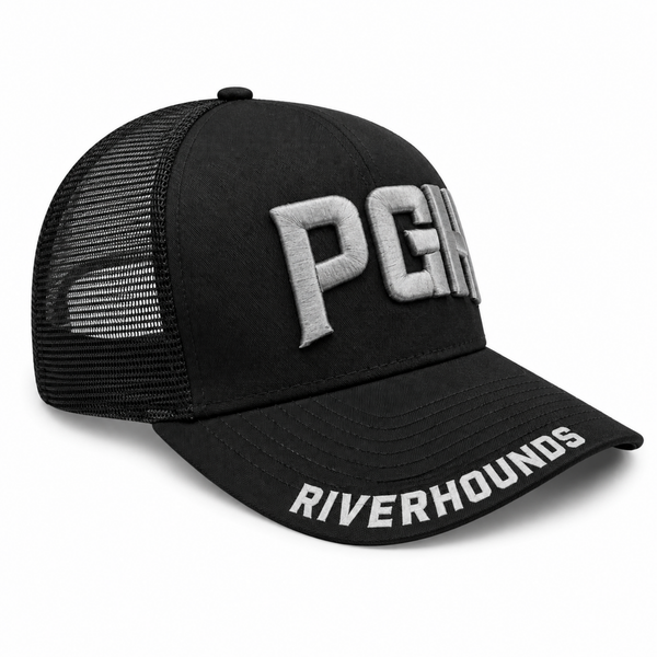 New Era Steel PGH Riverhounds 9FORTY Trucker Hat