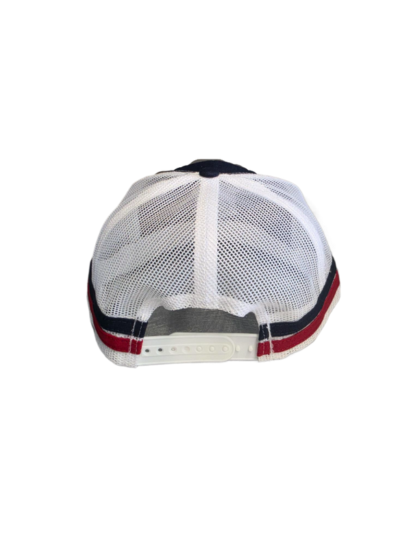 Resolute Abbreviated Striped Trucker