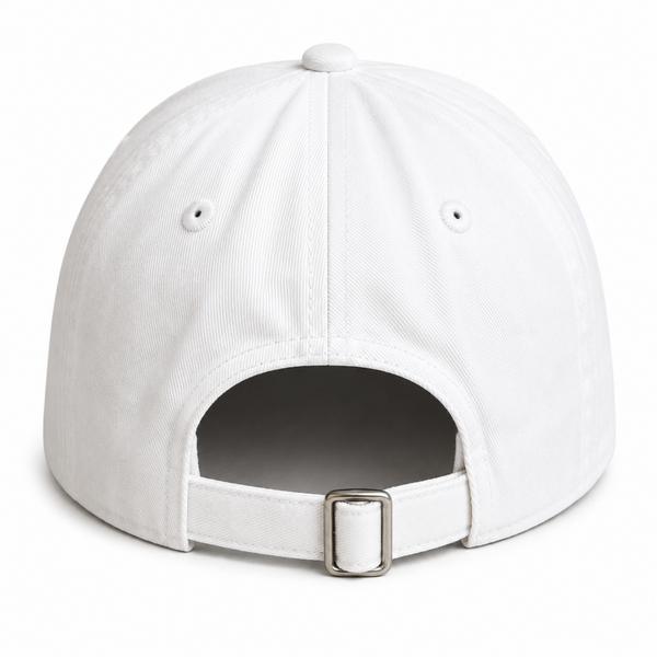 Vintage College Try Cap - White