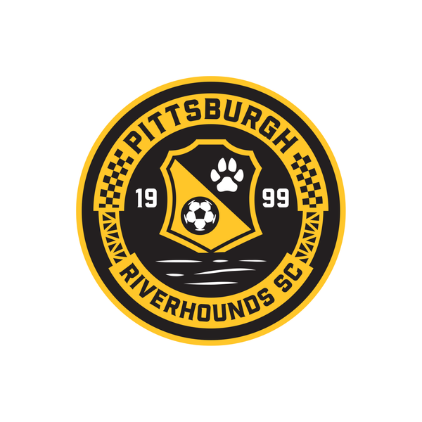 Riverhounds 4" Round Badge