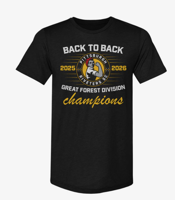 Riveters Back to Back Great Forest Champs Youth T-shirt