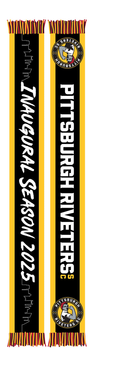 Riveters Inaugural Scarf – Pittsburgh Riverhounds SC x Pittsburgh ...