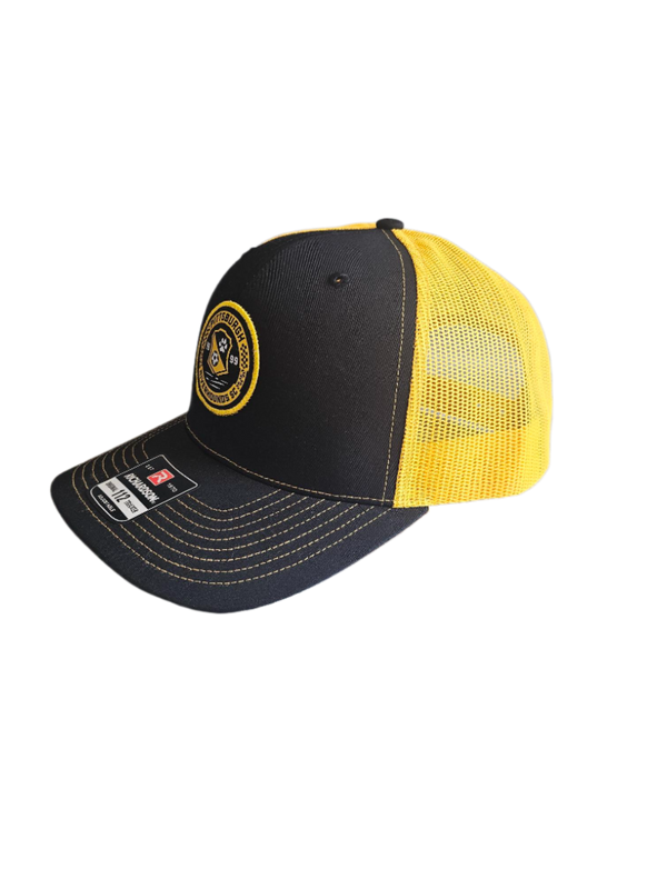 The Trucker Hat - Black/Gold