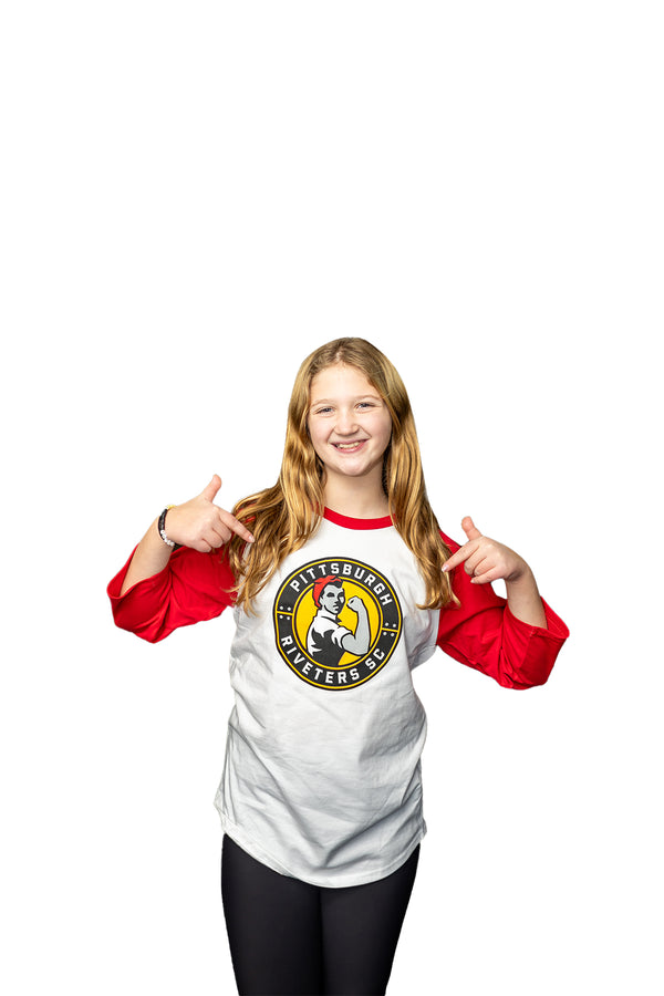 Riveters RISE Baseball Tee Youth