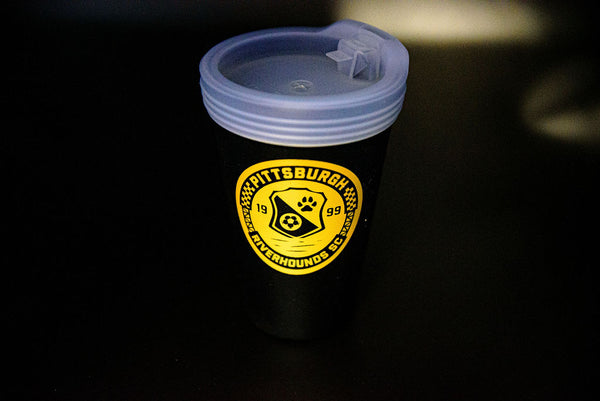 Silicone Pittsburgh Riverhounds Cup, Lid & Straw